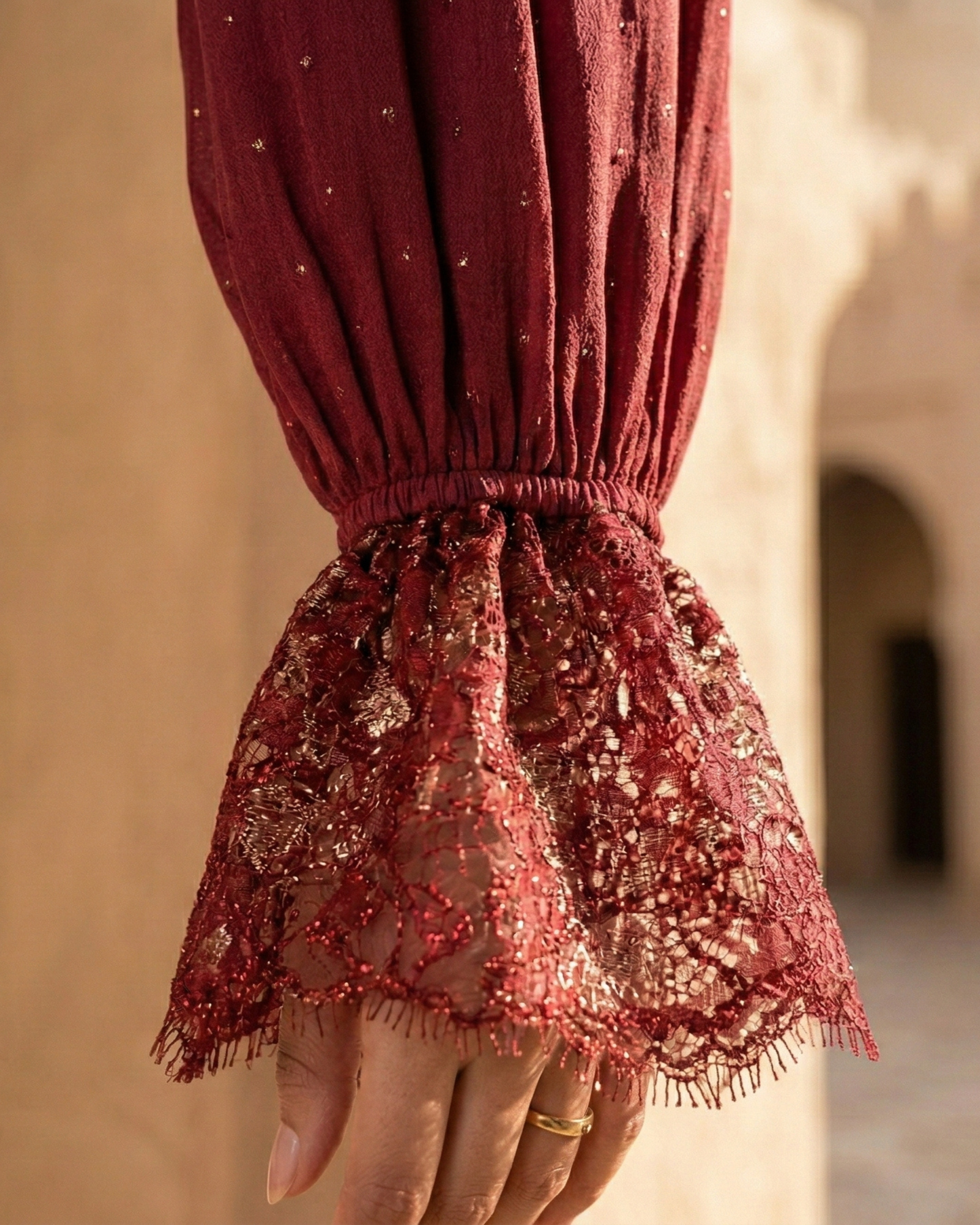 Ruby Desert Abaya