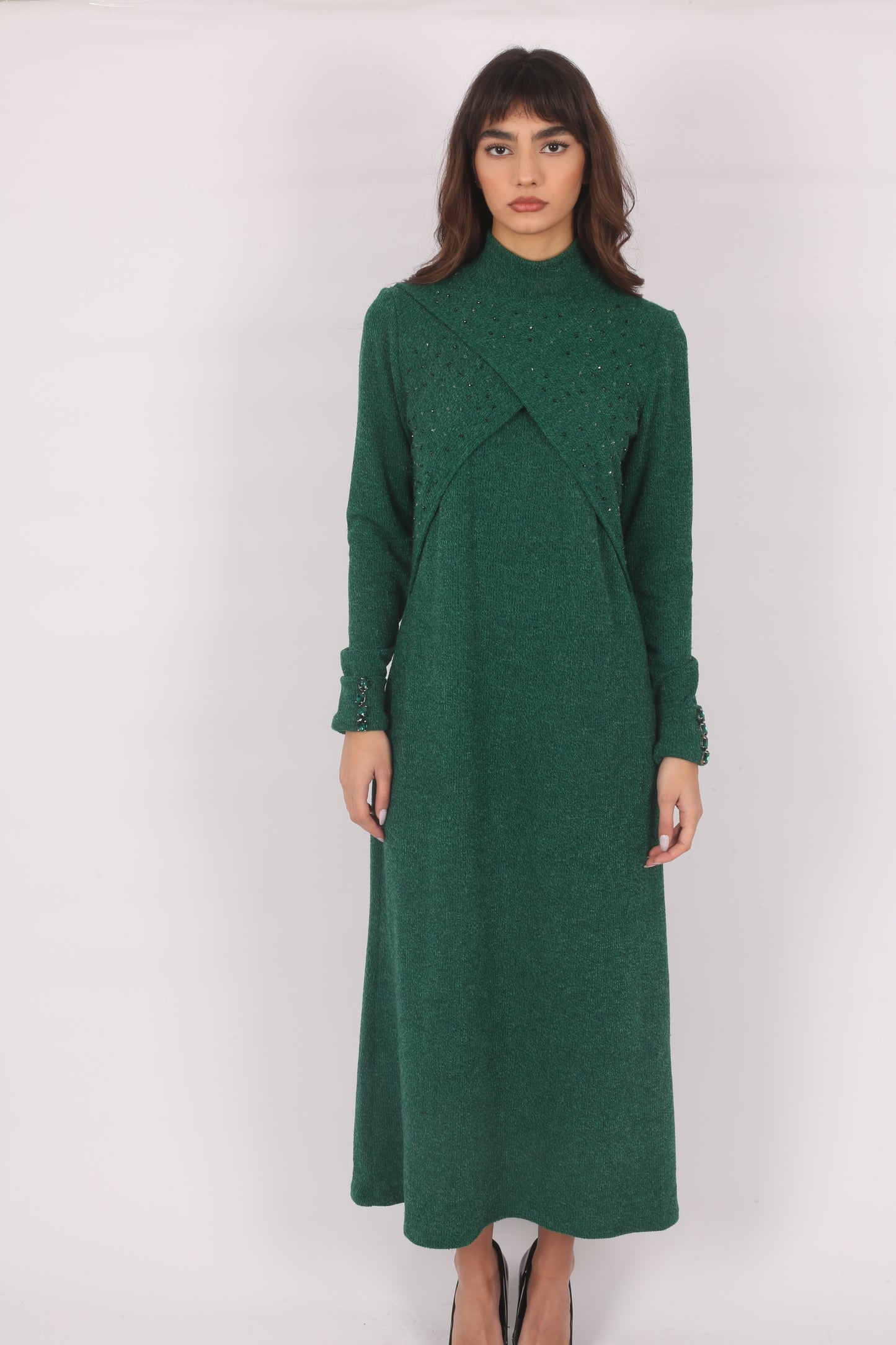 Chacha green dress