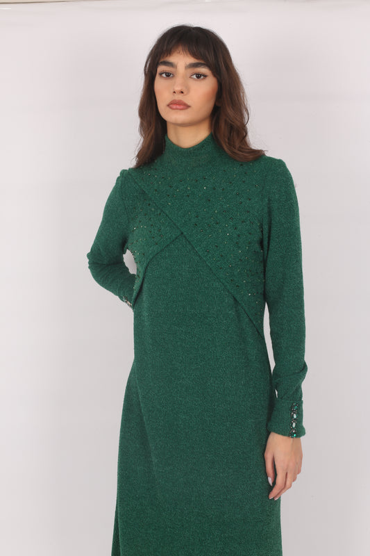 Chacha green dress