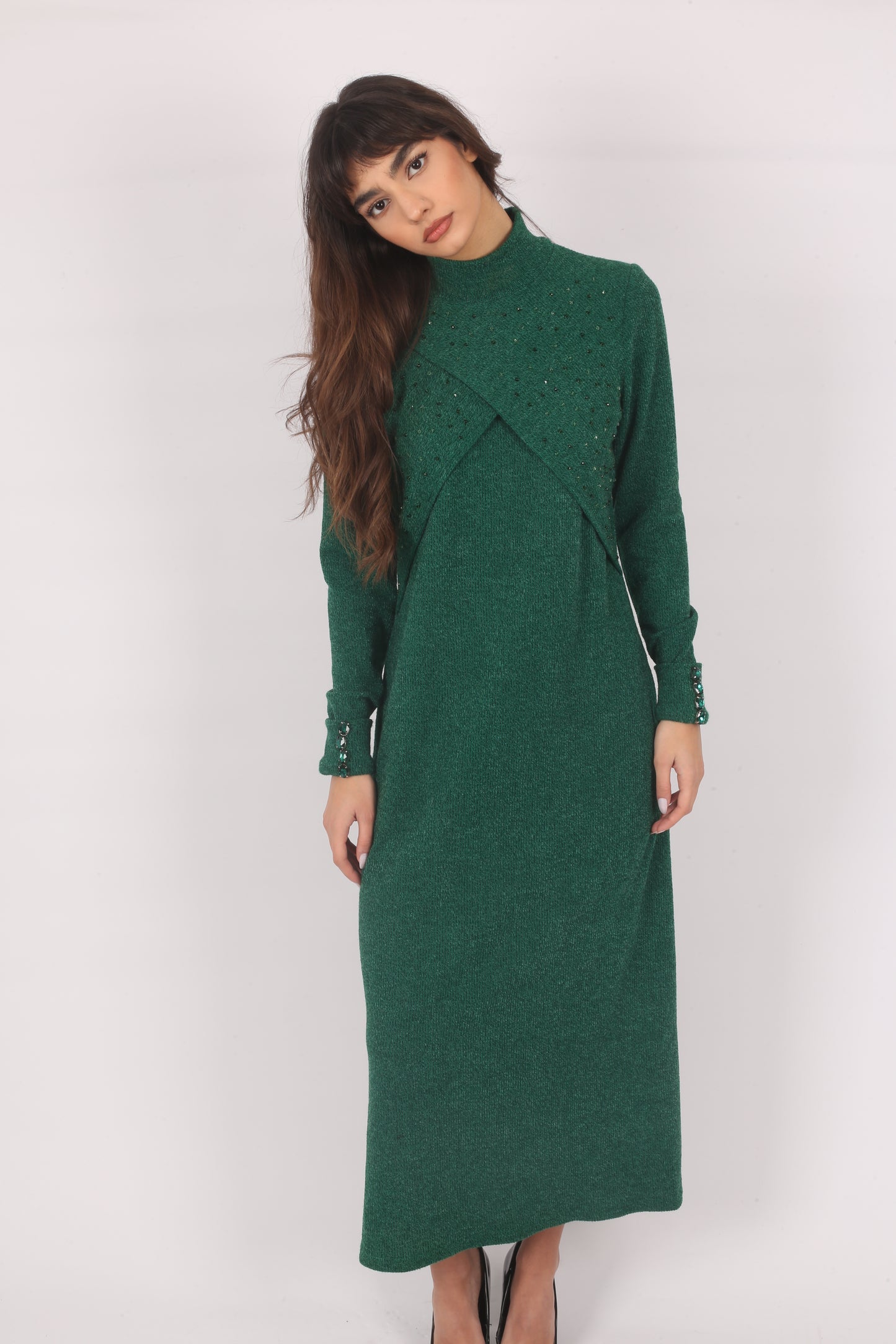 Chacha green dress