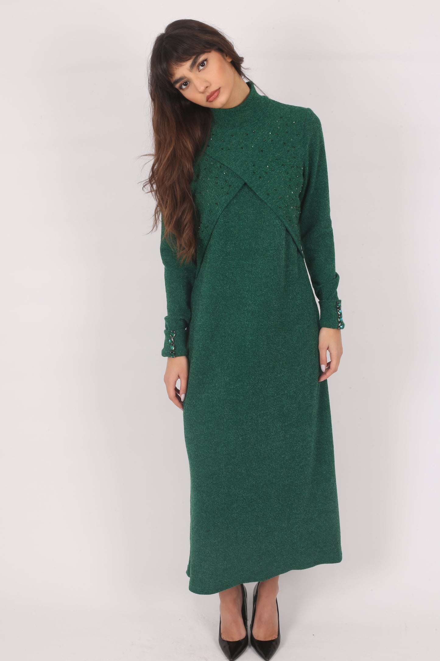 Chacha green dress