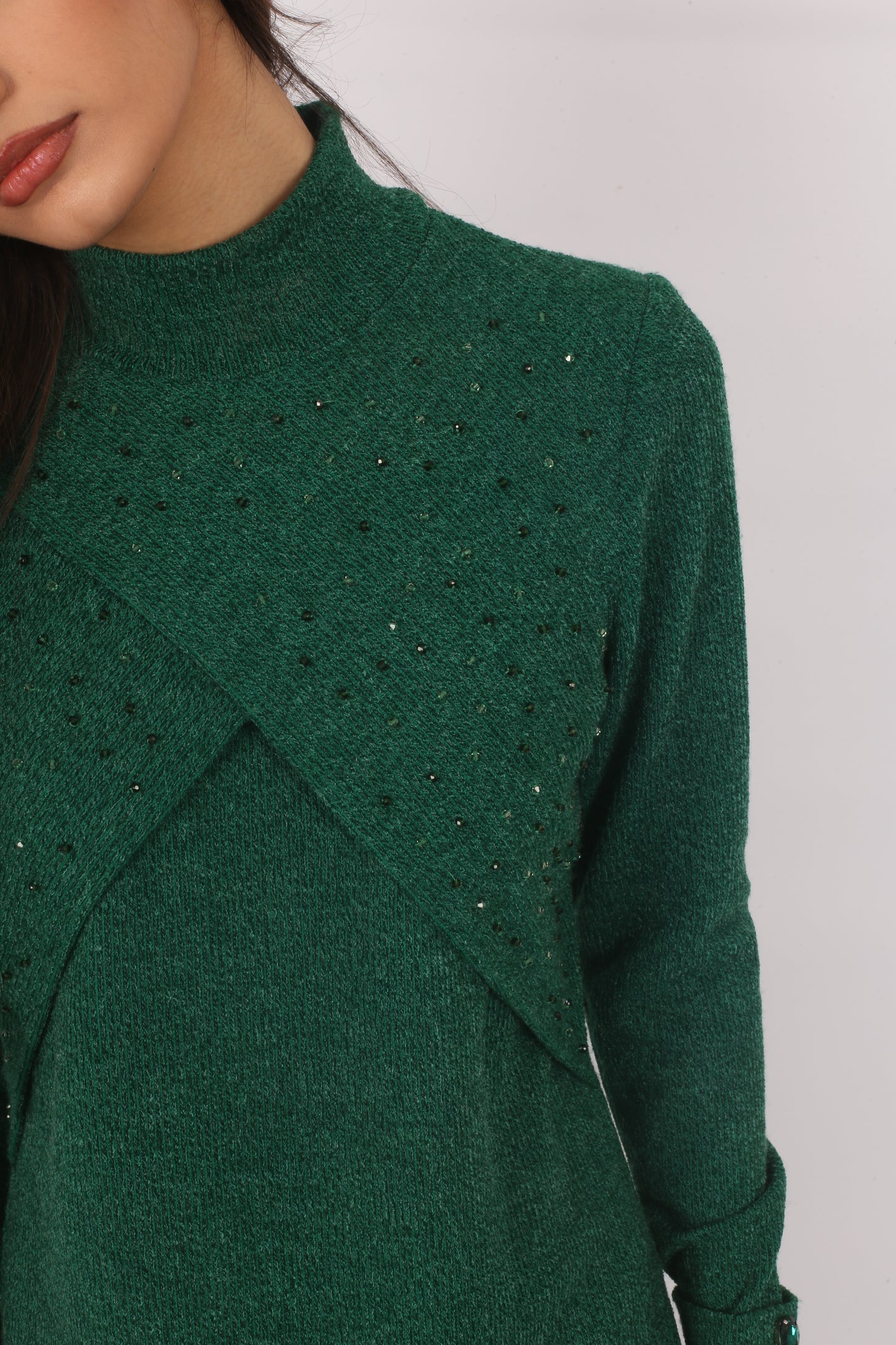 Chacha green dress