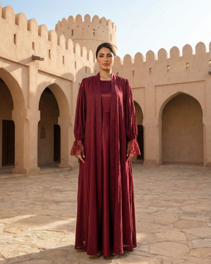 Ruby Desert Abaya