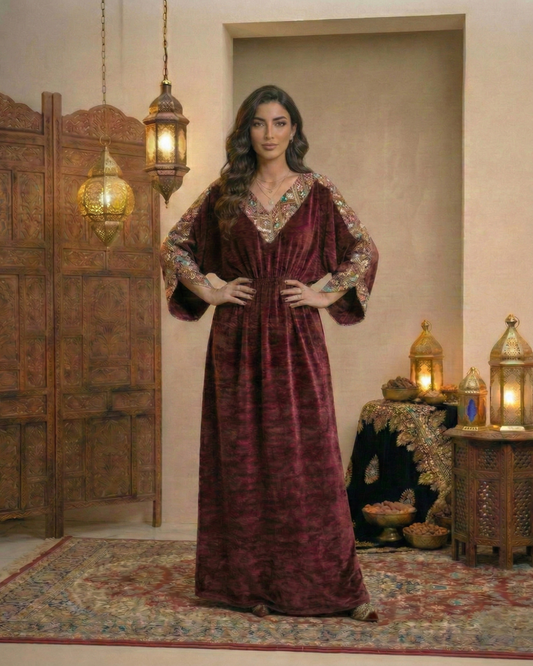 Burgundy Mosaic Grace