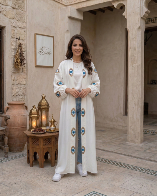 Nazar Embroidered Abaya