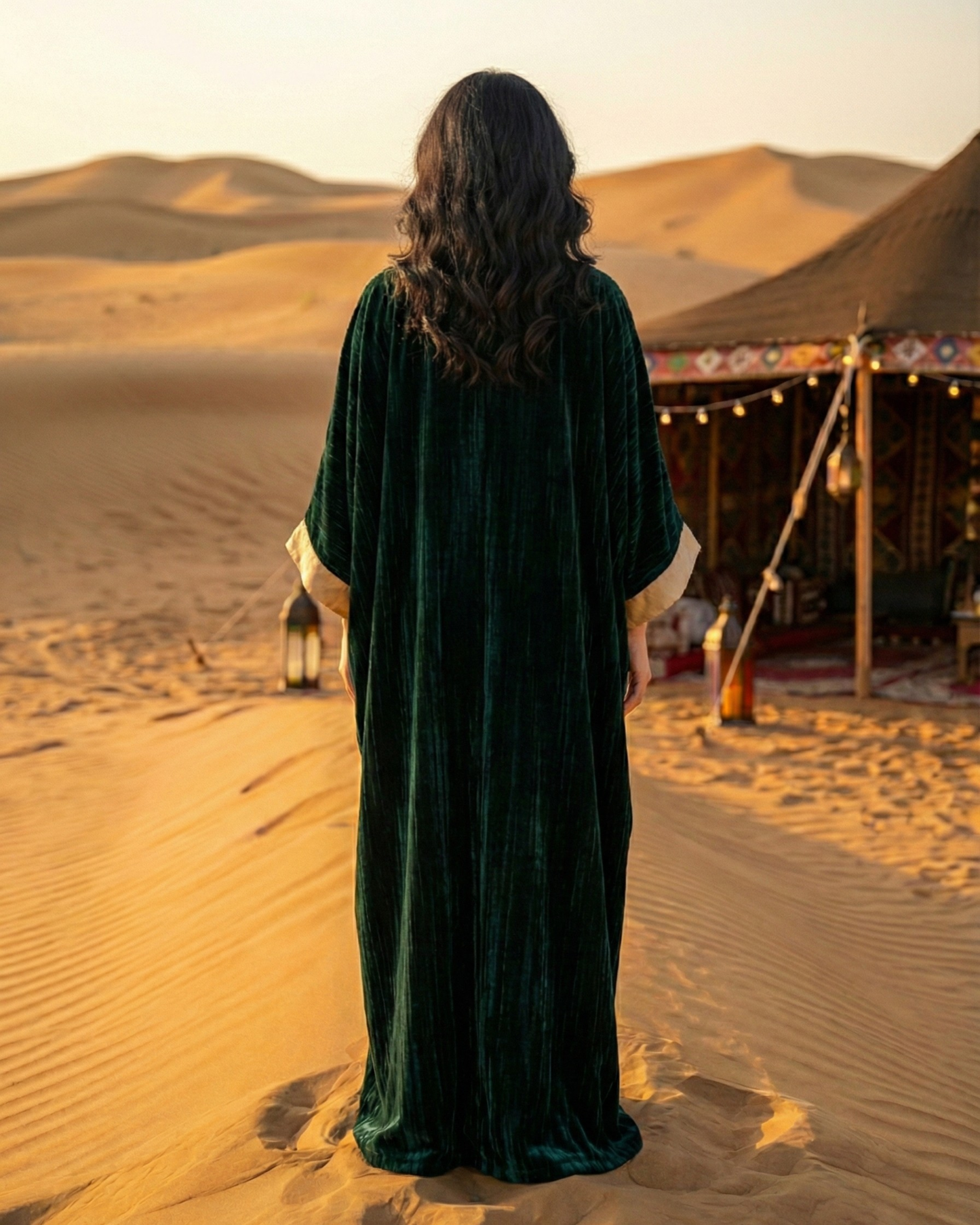 Emerald Desert Heritage Kaftan