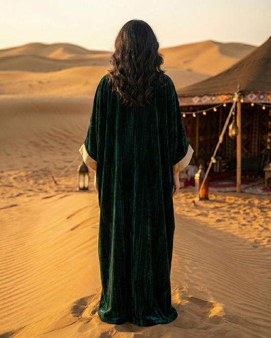 Emerald Desert Heritage Kaftan