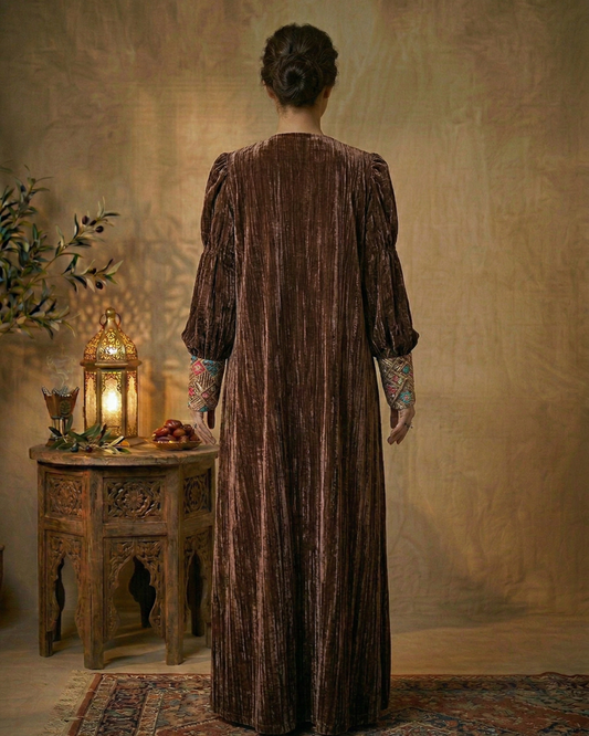 Mocha Heritage Abaya