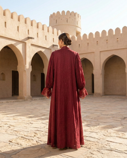 Ruby Desert Abaya