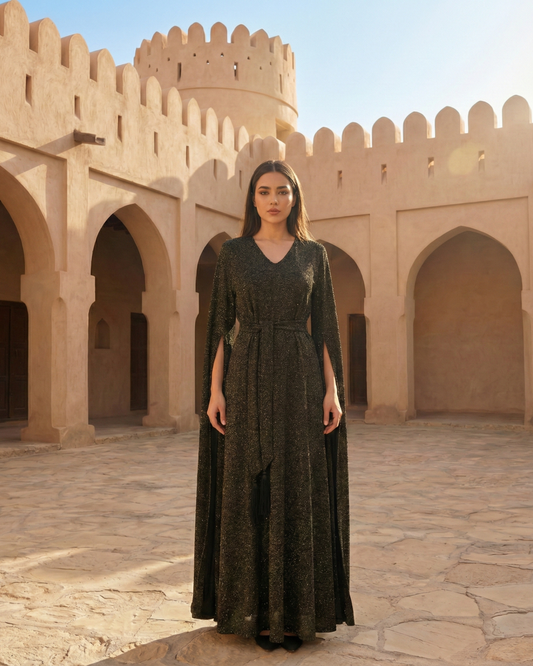 Midnight Sovereign Abaya