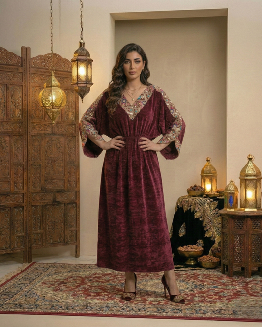 Burgundy Mosaic Grace