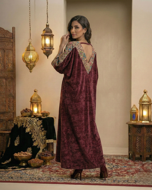 Burgundy Mosaic Grace