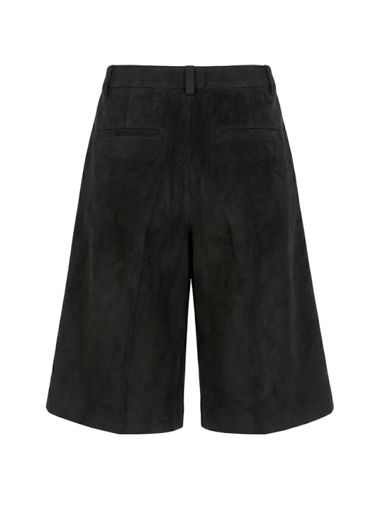 Black shorts on a white background