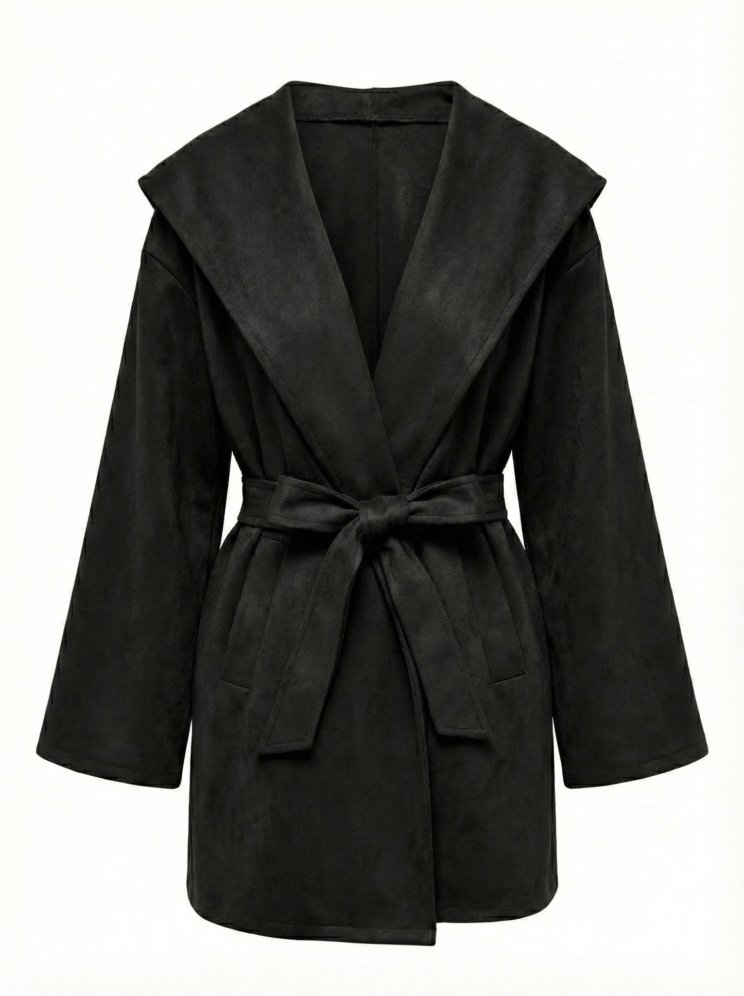 Luxe Hooded Belted Coat