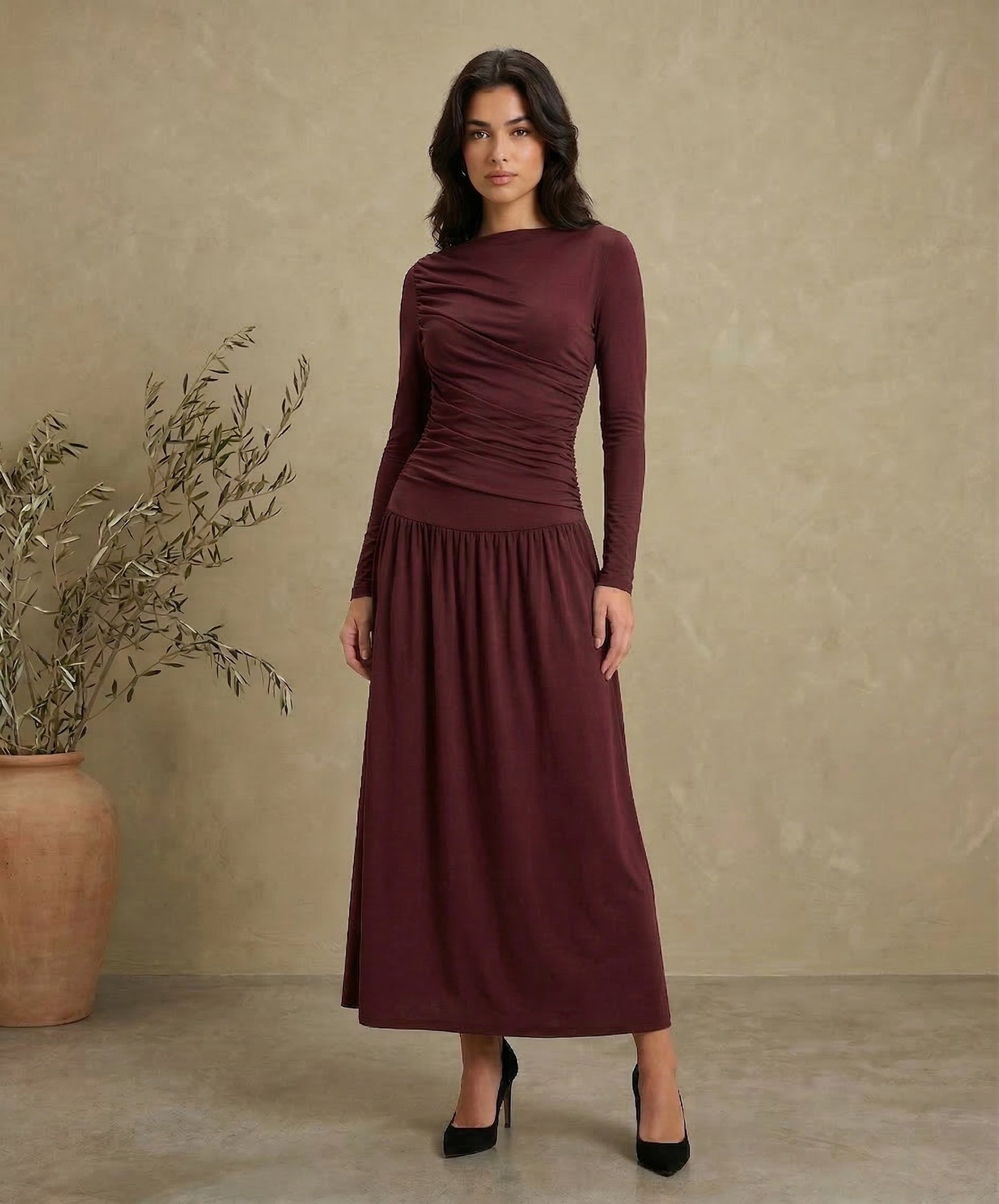 Essential Draped Dress