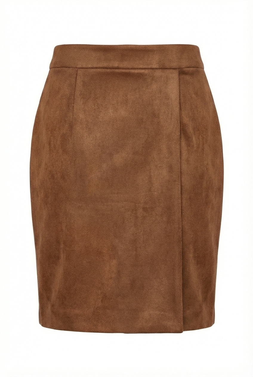 Luxe Suede Pencil Skirt