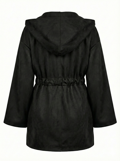 Luxe Hooded Belted Coat