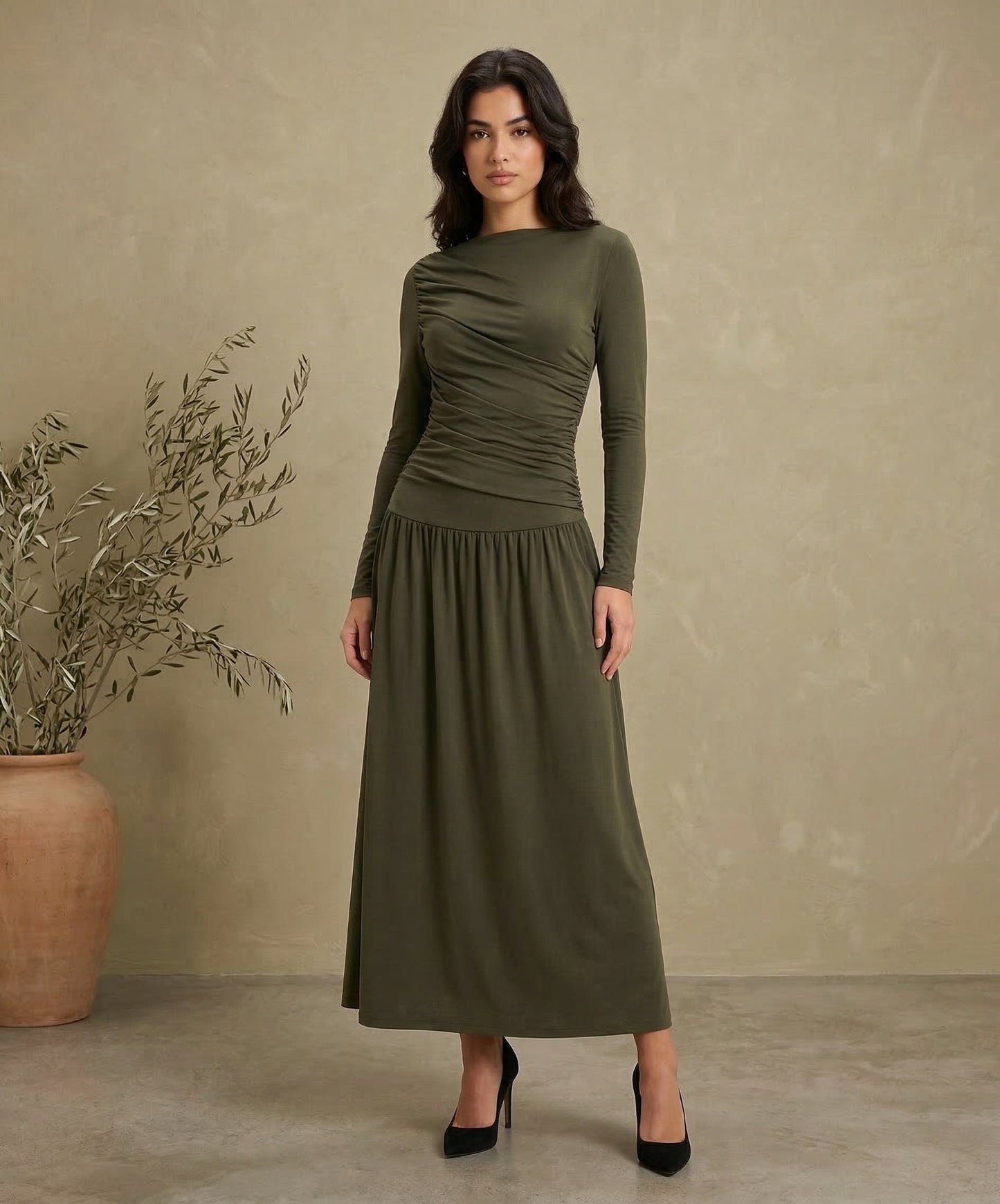 Essential Draped Dress
