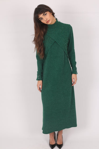 Chacha green dress