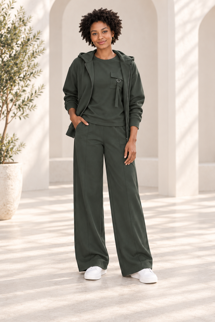 Verona Forest Green three-piece set